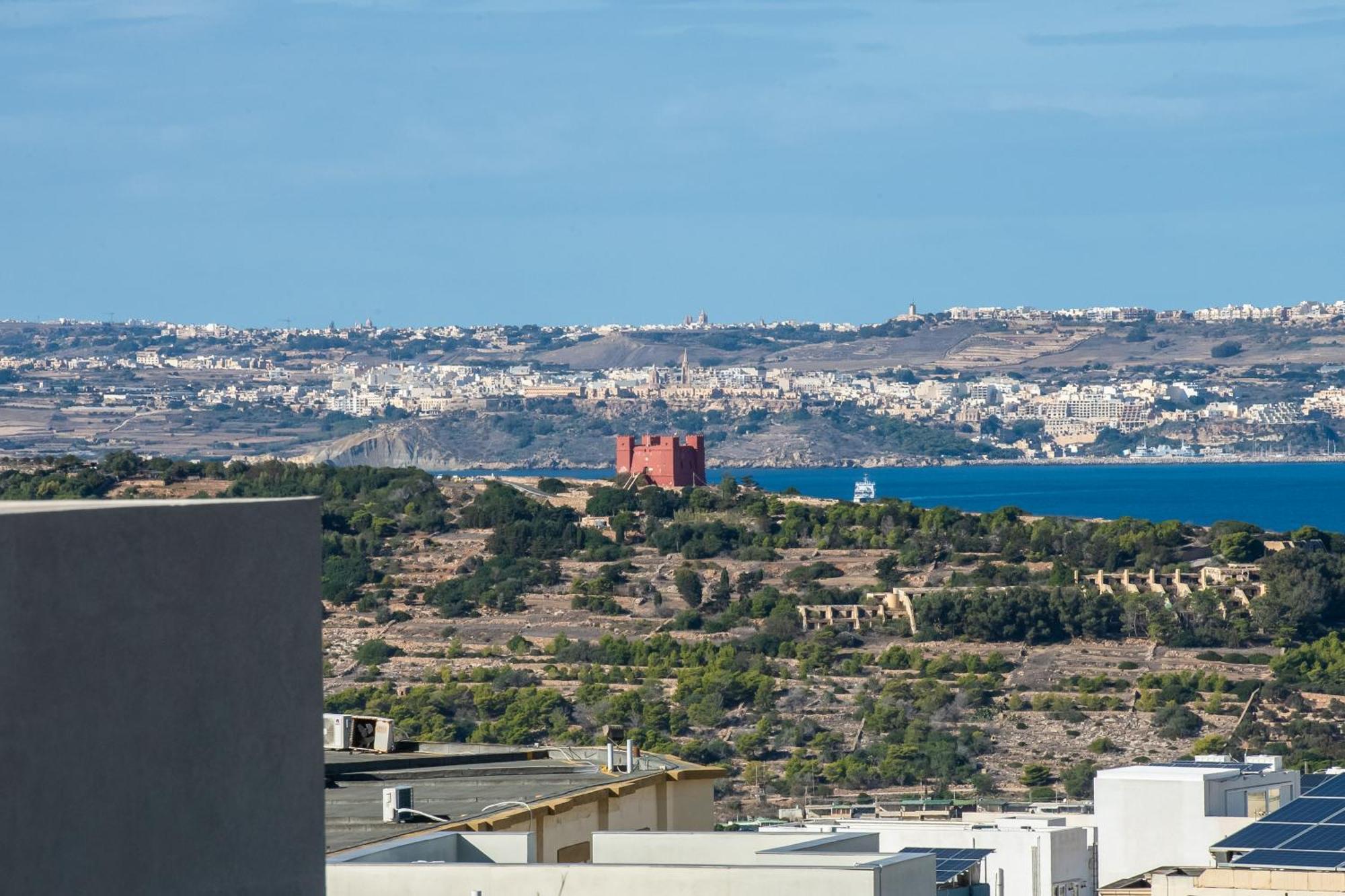 Francis Flats Modern Penthouse Daire Mellieħa Dış mekan fotoğraf