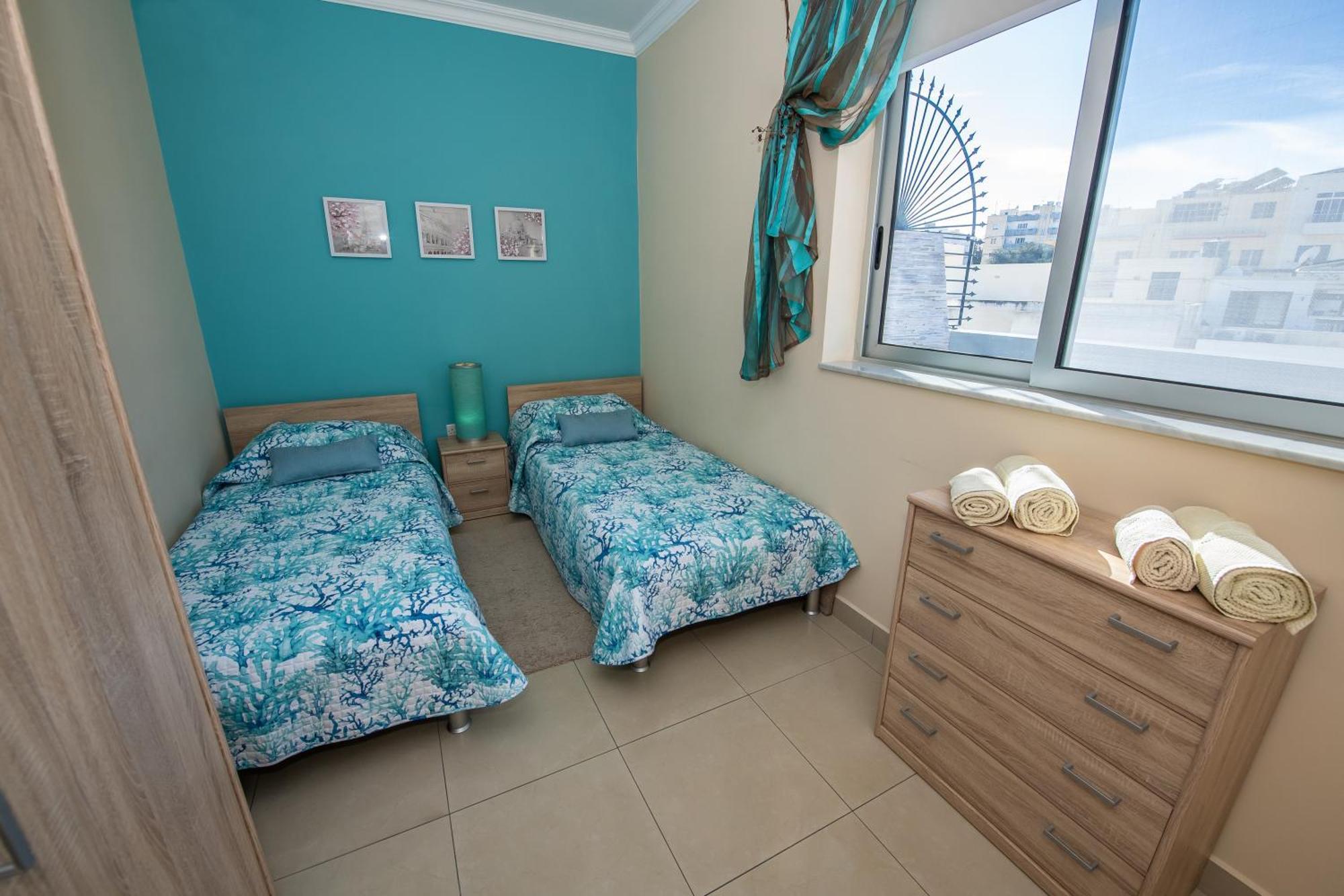 Francis Flats Modern Penthouse Daire Mellieħa Dış mekan fotoğraf