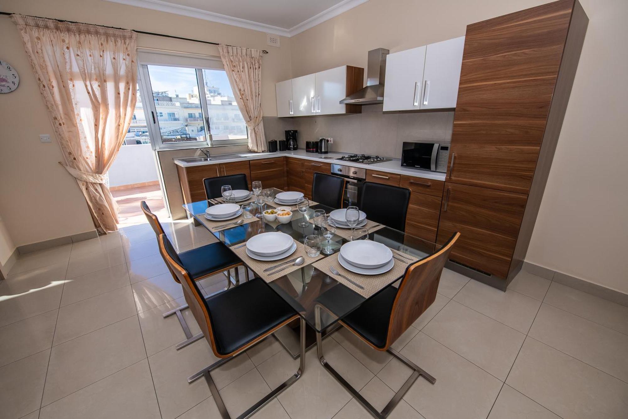 Francis Flats Modern Penthouse Daire Mellieħa Dış mekan fotoğraf