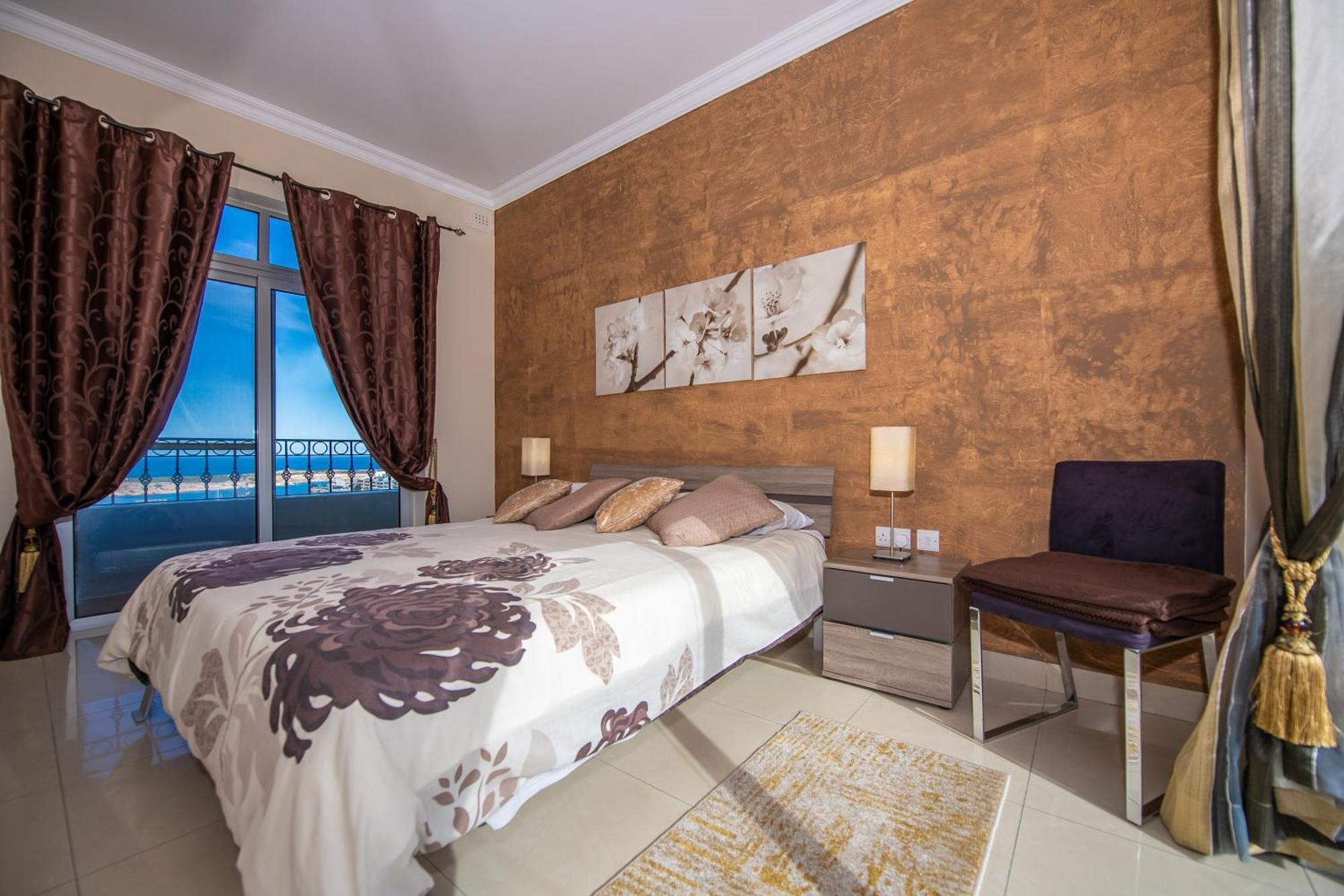 Francis Flats Modern Penthouse Daire Mellieħa Dış mekan fotoğraf